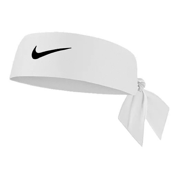 Nike Dri-Fit Head Tie | Size: O/S | Colour: White (black check) | Used - Picture 4 of 4
